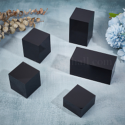 5Pcs 5 Styles Acrylic Display Pedestals for Jewelry&nbsp;ODIS-BC0001-20A