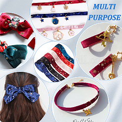 12M 6 Colors Double Face Polyester Velvet Ribbon&nbsp;LCW-AR0001-01