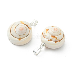Natural Shiva Eye Shell Pendants&nbsp;PALLOY-JF05393