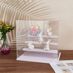 Transparent Plastic Minifigures Display Case&nbsp;ODIS-WH0025-142C