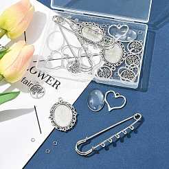 DIY Brooch Making Kits&nbsp;DIY-FS0009-11