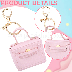1Pc PU Leather Bag Keychains&nbsp;KEYC-CL0001-40A