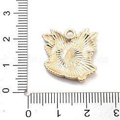 クリスマステーマ合金エナメルペンダント  ライトゴールド  クリスマス鐘  30x20x3mm  穴：3mm&nbsp;X-ENAM-D060-04C