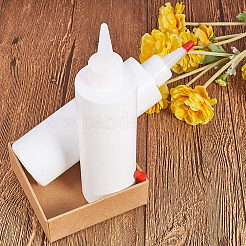 プラスチック接着剤ボトル  ホワイト  15.1x4.7cm  容量：200ミリリットル  8個/セット&nbsp;DIY-BC0009-06