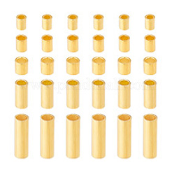 60Pcs 10 Styles 925 Sterling Silver Spacer Tube Beads&nbsp;FIND-PH0021-80