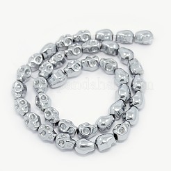 Electroplate Non-magnetic Synthetic Hematite Beads Strands&nbsp;G-J180-05