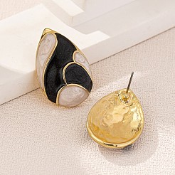 Zinc Alloy Enamel Stud Earrings&nbsp;FS-WG34E84-01