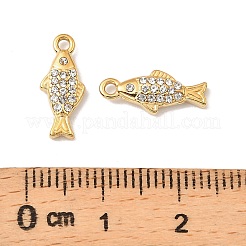 304 Stainless Steel with Crystal Rhinestone Charms&nbsp;STAS-G358-05G-05