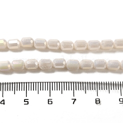 電気メッキガラスビーズセット  多面カット  ABカラー  コラム  古いレース  4x5~6mm  穴：1mm  約80個/連  40~48cm&nbsp;EGLA-D031-01J