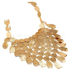 Women's Exaggerated Alloy Sequins Disc Chandelier Statement Necklaces&nbsp;WG21D3D-01