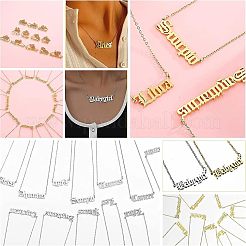 24Pcs 12 Style 201 Stainless Steel Links Connectors&nbsp;STAS-UN0027-46