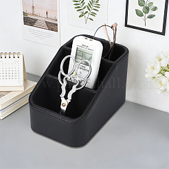 3-Grid Imitation Leather Desktop Storage Boxes&nbsp;CON-WH0095-233C