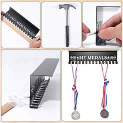 Iron Wall-mounted Medal Holder&nbsp;AJEW-WH0481-661A