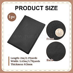 ポリエステル滑り止め生地  DIYクラフト  ブラック  2000x1630x0.5mm&nbsp;DIY-WH0899-924A