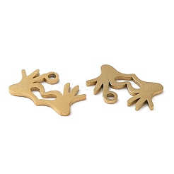 Ion Plating(IP) 304 Stainless Steel Charms&nbsp;STAS-F300-11G