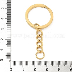 Ion Plating(IP) 304 Stainless Steel Split Key Rings&nbsp;KEYC-M035-02G