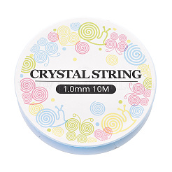 弾性水晶の線  ジュエリービーズコード  ストレッチブレスレット作り用  ライトブルー  1.0mm  約5.5m /ロール&nbsp;EW-S004-1.0mm-01
