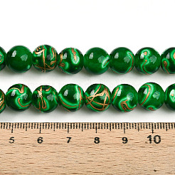 Baking Paint Glass Beads&nbsp;X1-DGLA-N010-10mm-04