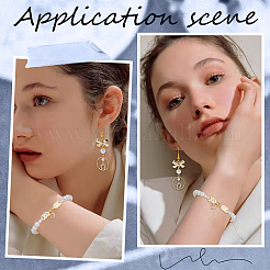 10Pcs Brass Micro Pave Clear Cubic Zirconia Charms&nbsp;KK-CN0002-85