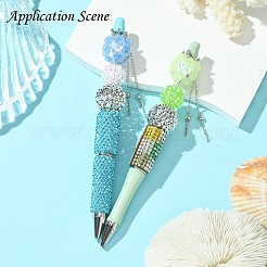 Handmade Polymer Clay Rhinestone Tassel Dangle Beads&nbsp;CLAY-H003-01P-03