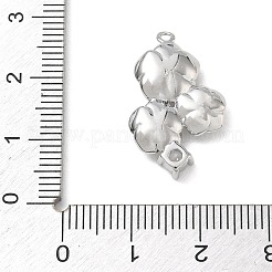Brass Micro Pave Clear Cubic Zirconia Pendants&nbsp;CU-CBACBD7-06P