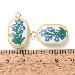 Printed Alloy with Acrylic Pendants&nbsp;AL-CBAE25B-04F-G