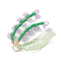 Glass Seed Beaded Pendants&nbsp;PALLOY-MZ01249