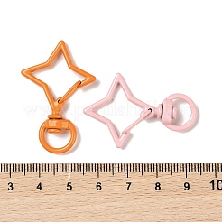 Spray Painted Alloy Swivel Clasps&nbsp;FIND-L016-01