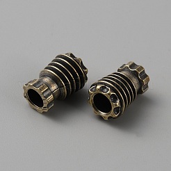 Brass EDC European Beads&nbsp;KK-WH0081-63AB