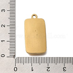 Ion Plating(IP) 304 Stainless Steel Pendant Rhinestone Settings&nbsp;STAS-H225-05G