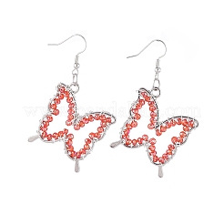 Glass Dangle Earrings&nbsp;EJEW-JE03922