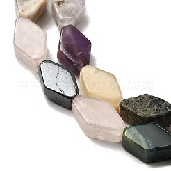 Natural & Synthetic Mixed Gemstone Beads Strands&nbsp;G-A279-B02-01