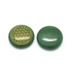 Natural Green Aventurine Pendants&nbsp;G-O175-36C