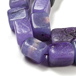 Natural White Jade Dyed Beads Strands&nbsp;G-A247-05