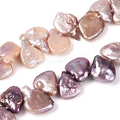 Natural Baroque Keshi Pearl Beads Strands&nbsp;PEAR-N020-P23-01A
