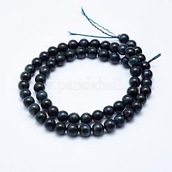 天然石タイガーアイビーズ連売り  染め＆加熱  ラウンド  8mm  穴：1mm  約47~48個/連  15.5インチ（39.5cm）&nbsp;G-K203-85-8mm