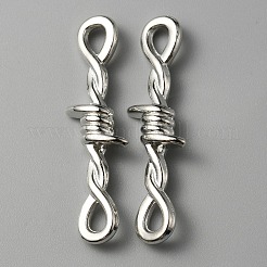 Alloy Connector Charms&nbsp;PALLOY-WH0105-24P