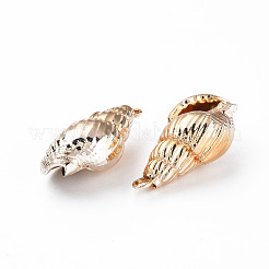 Electroplate Spiral Shell Pendants&nbsp;SSHEL-N034-111