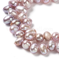Natural Cultured Freshwater Pearl Beads Strands&nbsp;PEAR-J007-81