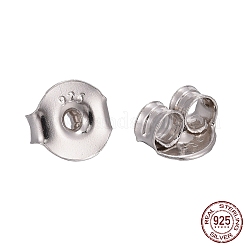 Anti-Tarnish Rhodium Plated 925 Sterling Silver Ear Nuts&nbsp;STER-K167-041P