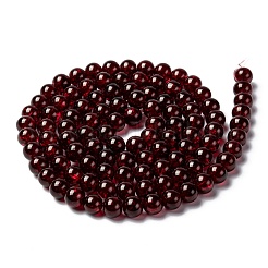 クラックガラスビーズ連売り  ラウンド  暗赤色  8mm  穴：1.3~1.6mm  約100個/連  31.4インチ&nbsp;CCG-Q001-8mm-18