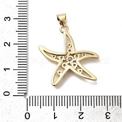 Brass Micro Pave Cubic Zirconia Pendants&nbsp;KK-H519-06C-G