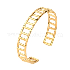 304 Stainless Steel Cuff Bangles for Women&nbsp;BJEW-G749-15G