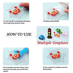 DIY 30 Colors 6000Pcs 4mm PVA Round Water Fuse Beads Kits for Girls&nbsp;DIY-Z007-47
