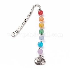 Tibetan Style Alloy Bookmarks for Halloween's Day&nbsp;AJEW-JK00165