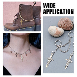 100Pcs 2 Colors Tibetan Style Alloy Pendants&nbsp;FIND-AR0004-46
