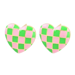 Brass Stud Earrings&nbsp;EJEW-G471-38G