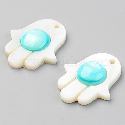 Natural Freshwater Shell Pendants&nbsp;SHEL-S276-102