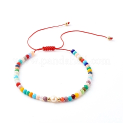 Nylon Thread Braided Bead Bracelets Sets&nbsp;BJEW-JB06448