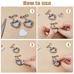 2Pcs Brass Brooch&nbsp;JEWB-FH00021